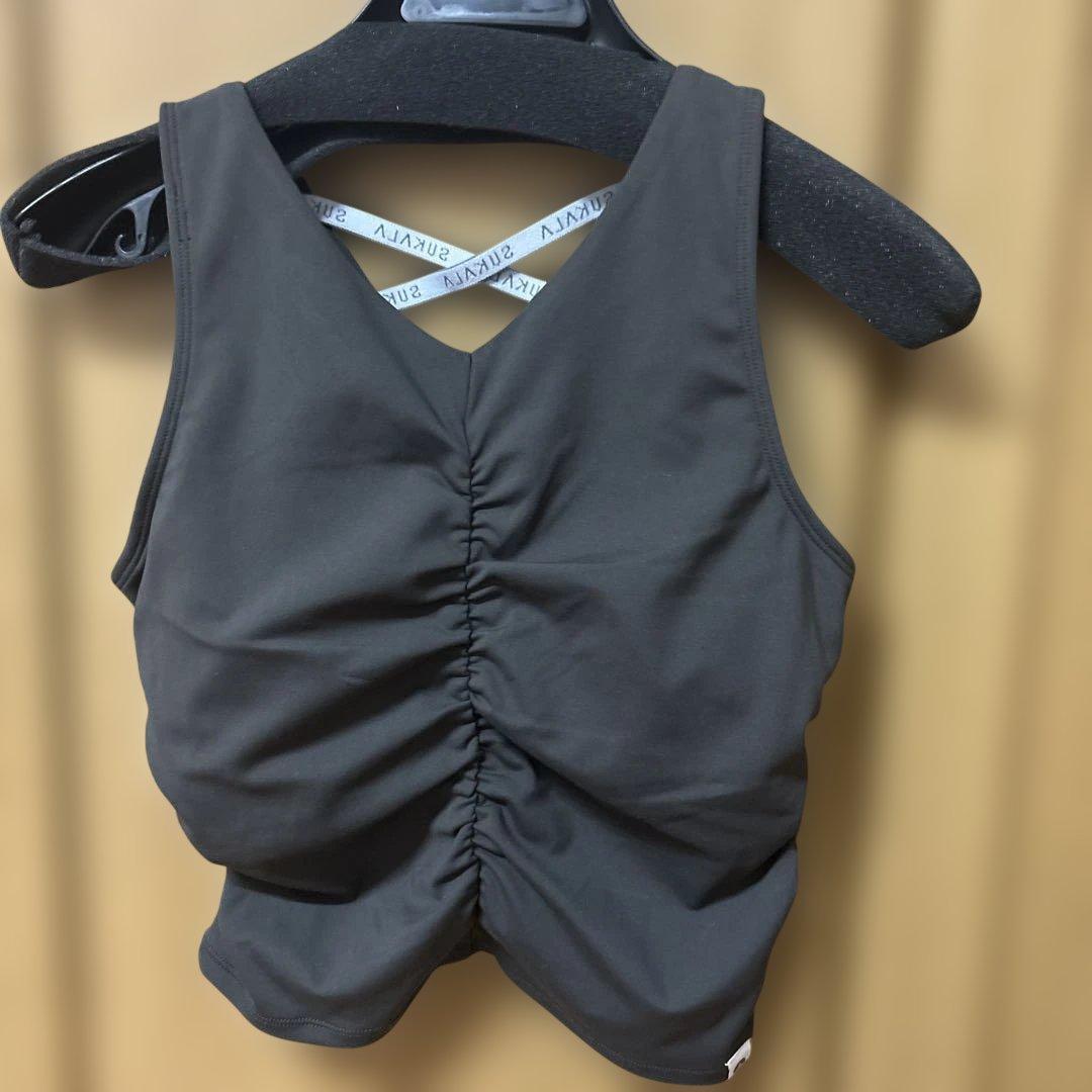 SUKALA アメリカンスリーブギャーザータンクトップ　サイズS 試着のみ