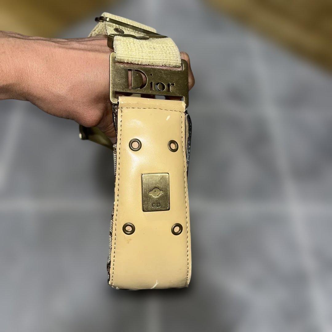 Dior ロゴプリント ショルダーバッグ