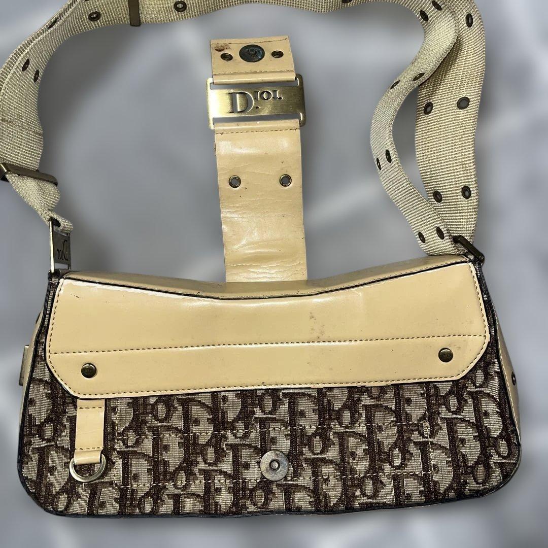 Dior ロゴプリント ショルダーバッグ