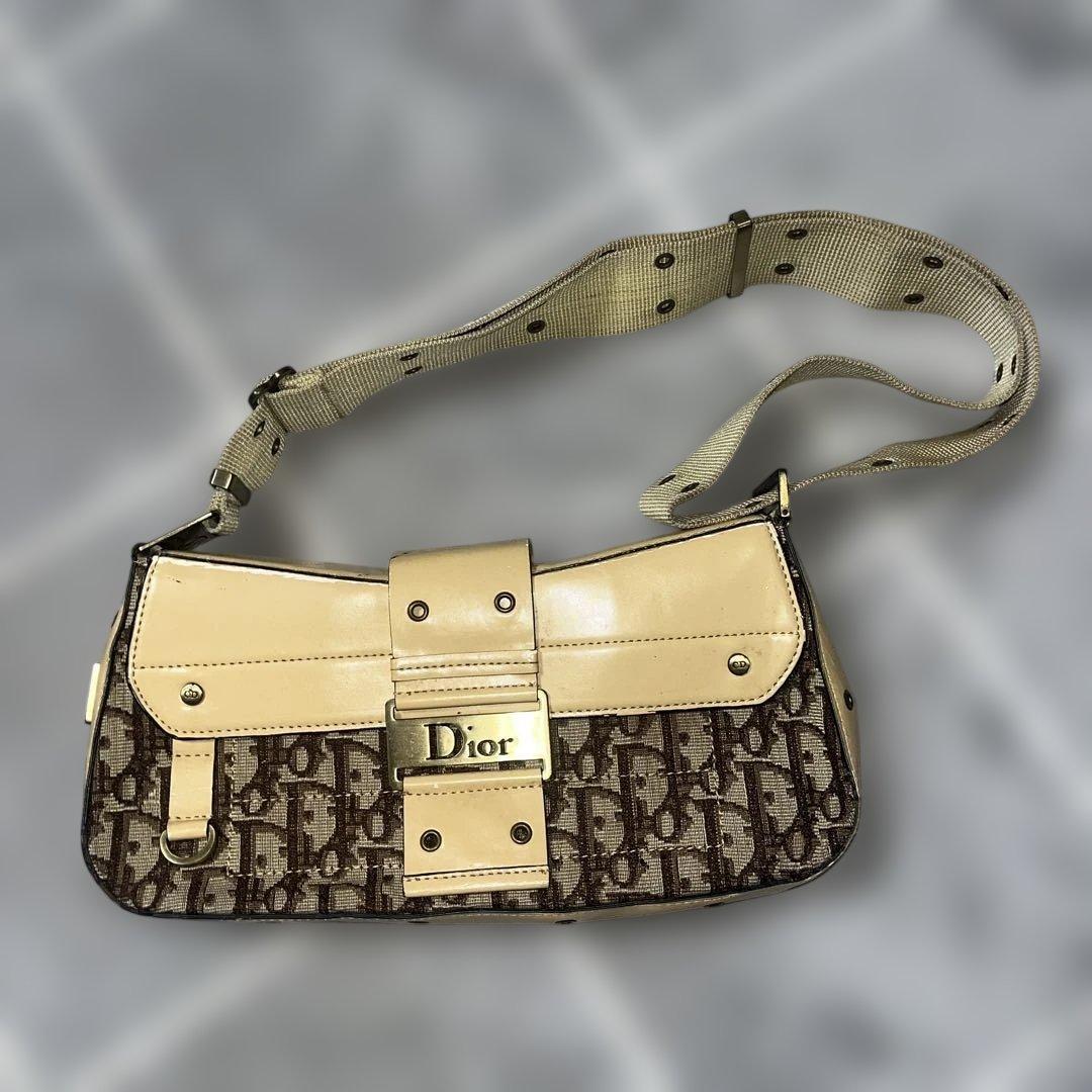 Dior ロゴプリント ショルダーバッグ