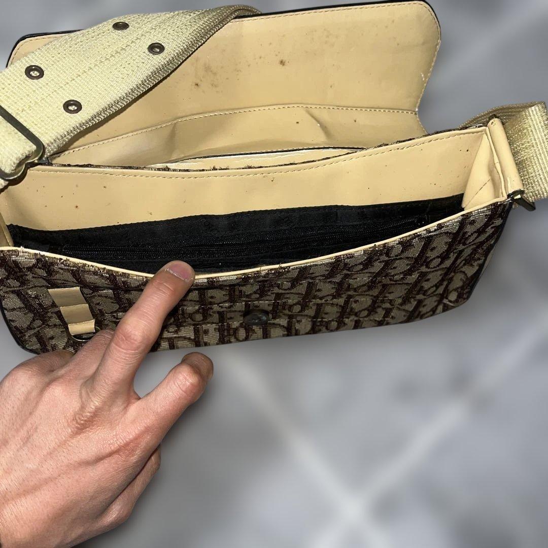 Dior ロゴプリント ショルダーバッグ