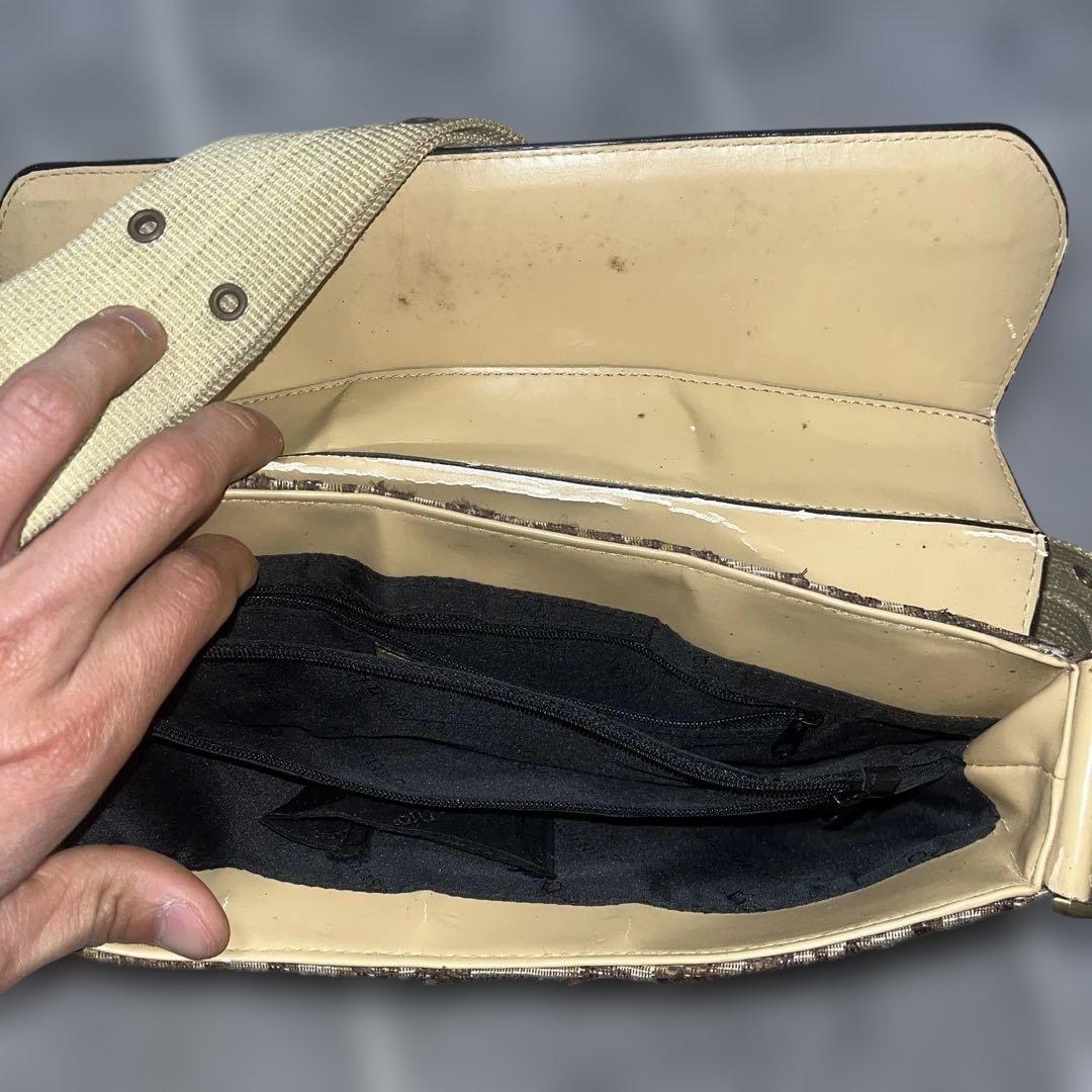 Dior ロゴプリント ショルダーバッグ