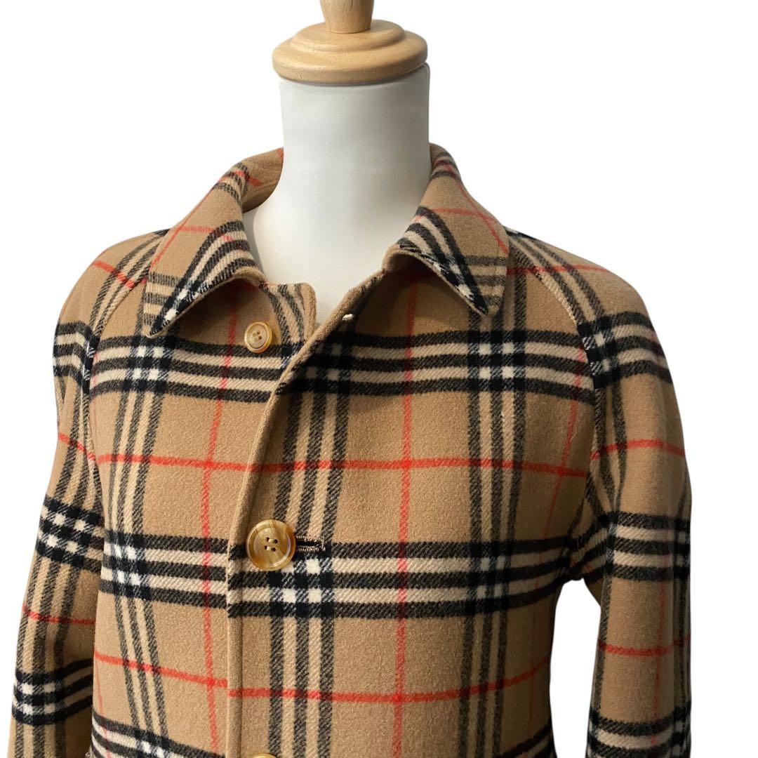【美品】 バーバリーズ リバーシブル ノバチェック ロングコート ブラウン