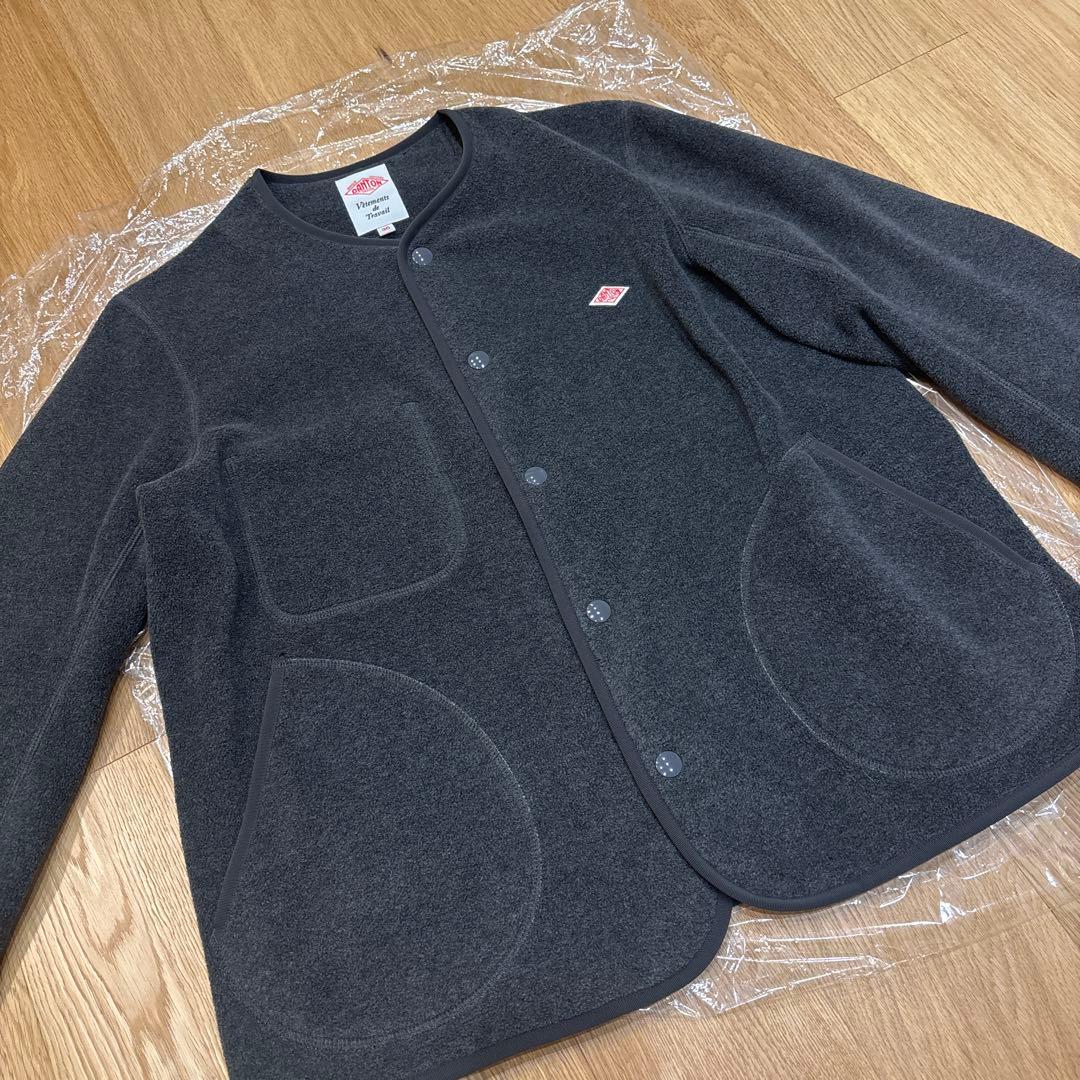 Danton フリースカラーレスジャケット