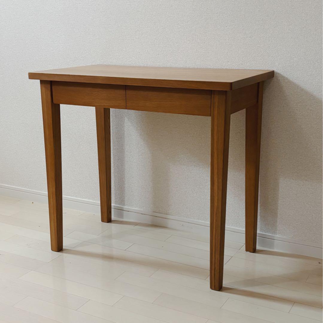 無印良品　タモ材デスク　学習机