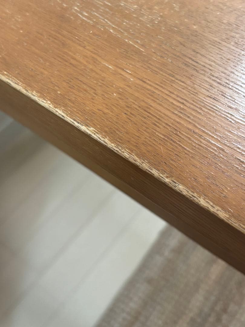 無印良品　タモ材デスク　学習机