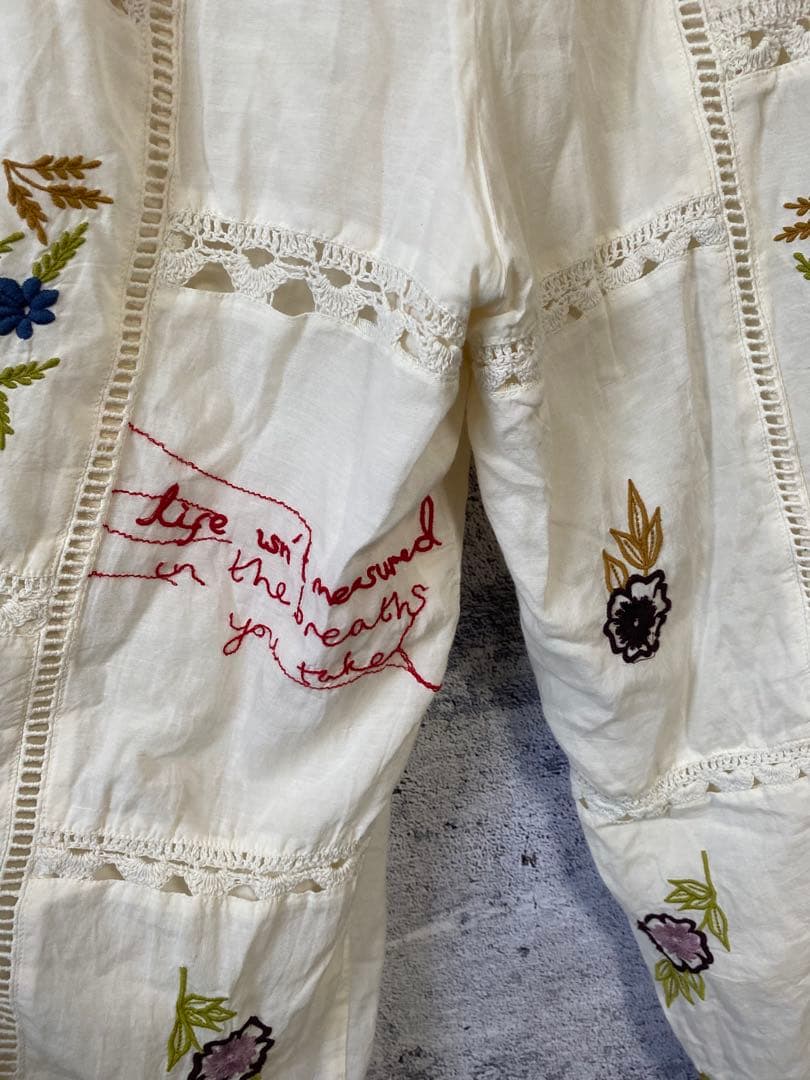 トゥデイフル　刺繍パンツ