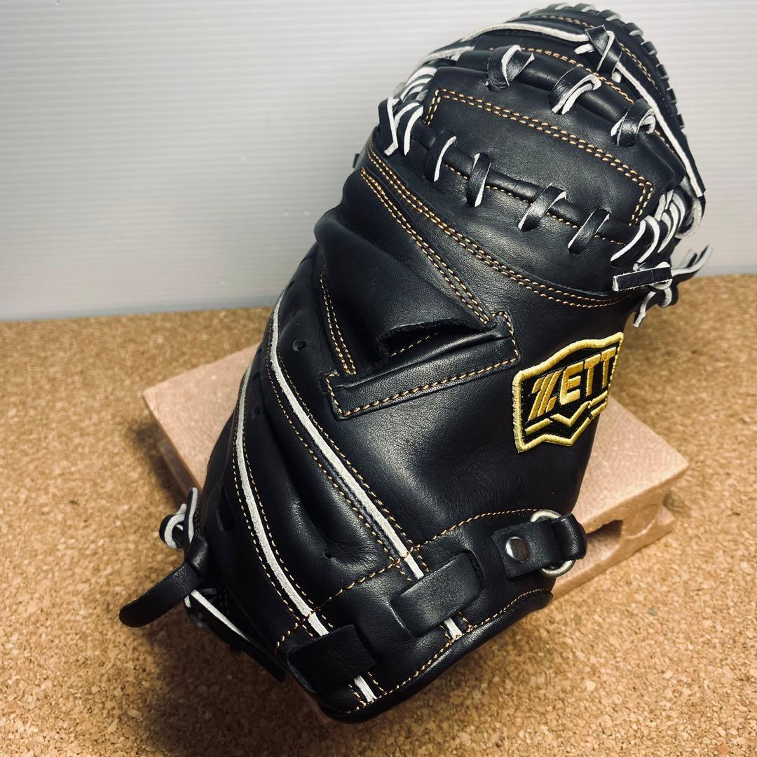 【美品】ZETT軟式グラブ捕手用ウィニングロードBRCB33512右投/一般大人