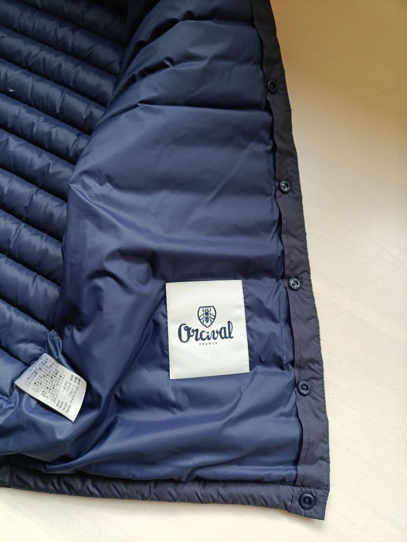オーシバル ダウンベスト ネイビー サイズ２
