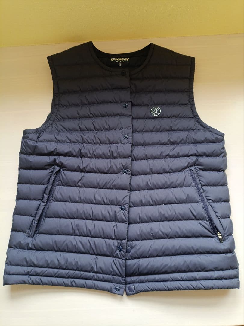 オーシバル ダウンベスト ネイビー サイズ２
