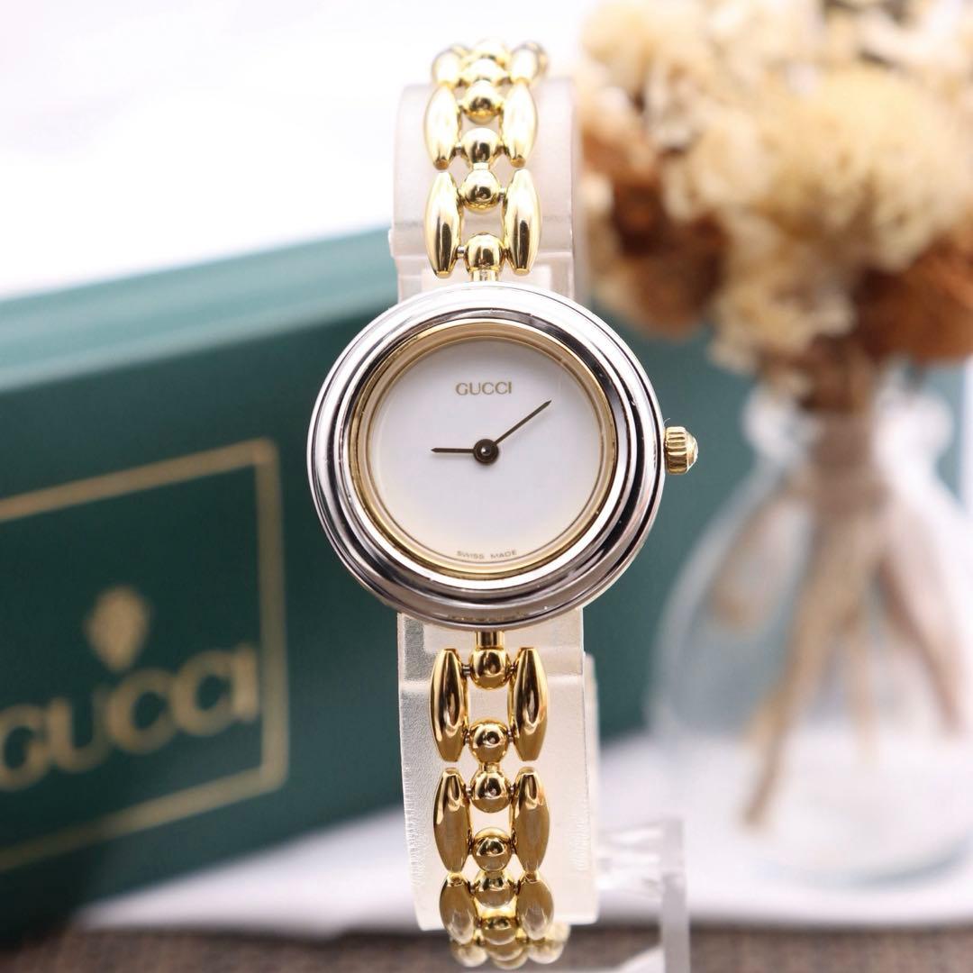 付属品付き【動作品】GUCCI ベゼル6色/チェンジベセル 11/12.2 美品
