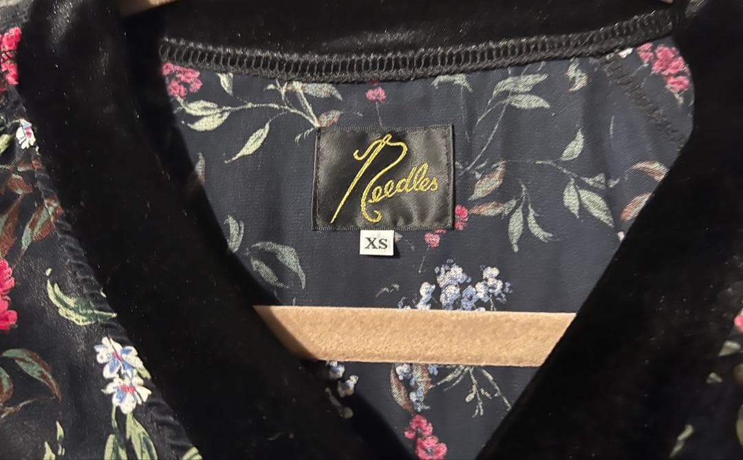 ニードルス Needles 花柄 Vネック カットソー 19AW