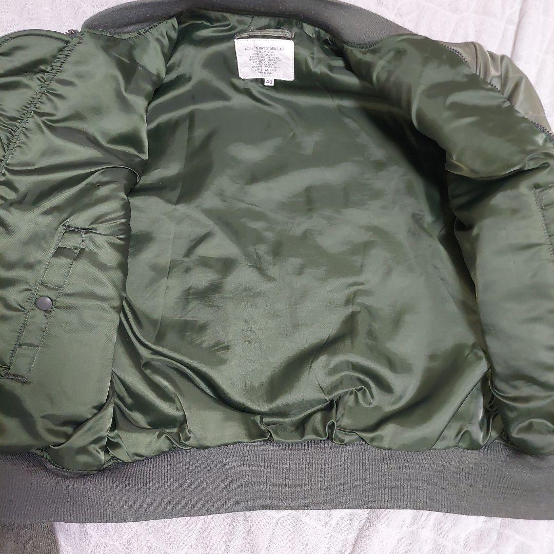 [美品] SPIEWAK MA-1 SHIPS別注 USA製 リバーシブル 40