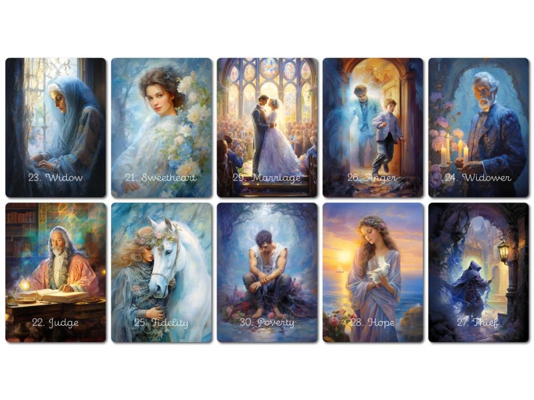 【正規品オラクルカード】超美麗✨海外インディーズ✨夢と魔法の世界のデッキ