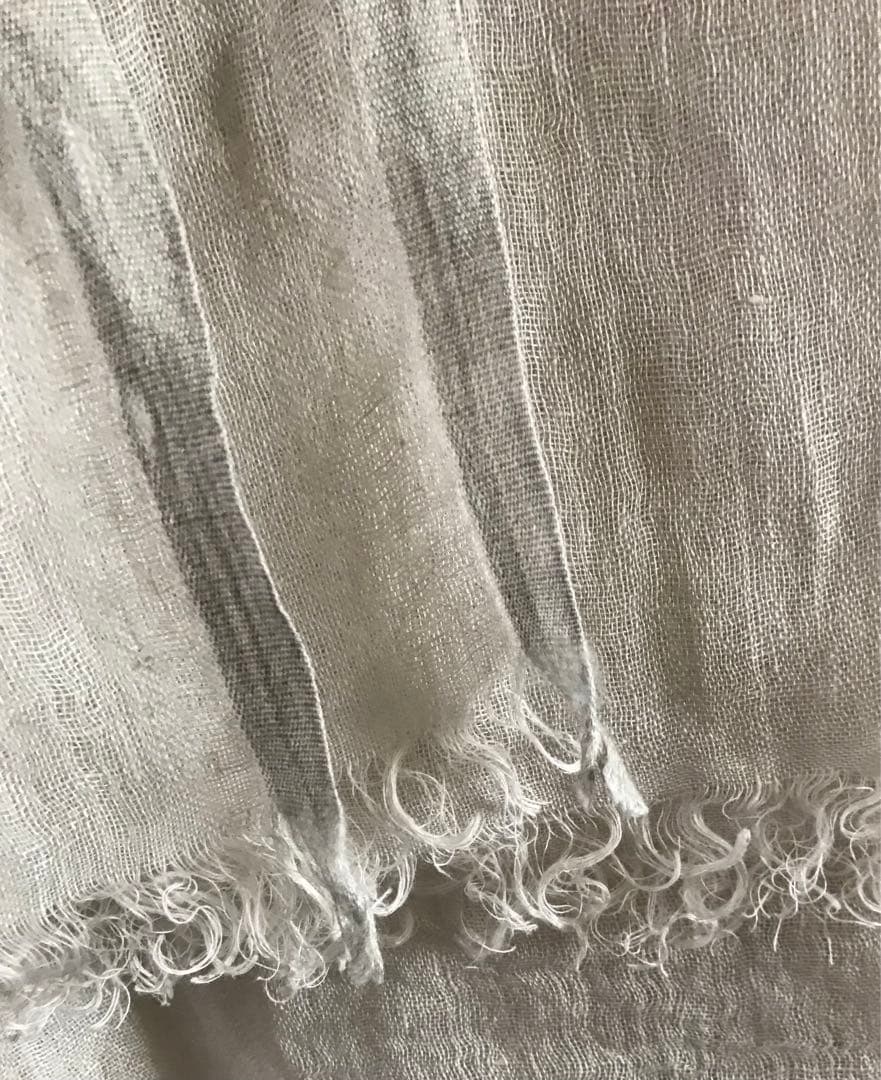 【BRUNELLO CUCINELLI】 リネンカシミヤストール★同梱値引承り〼