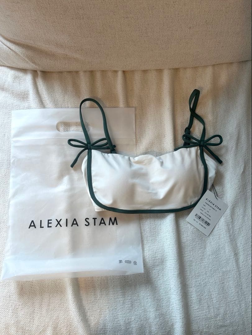 【完売品】ALEXIA STAM ビキニ　フロントリボンTOP