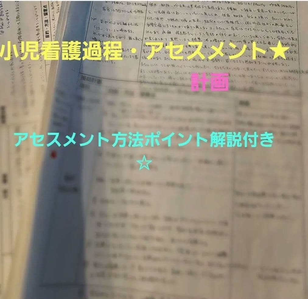 看護実習　看護過程　アセスメント　看護目標　看護技術　手順書　看護学生　国家試験