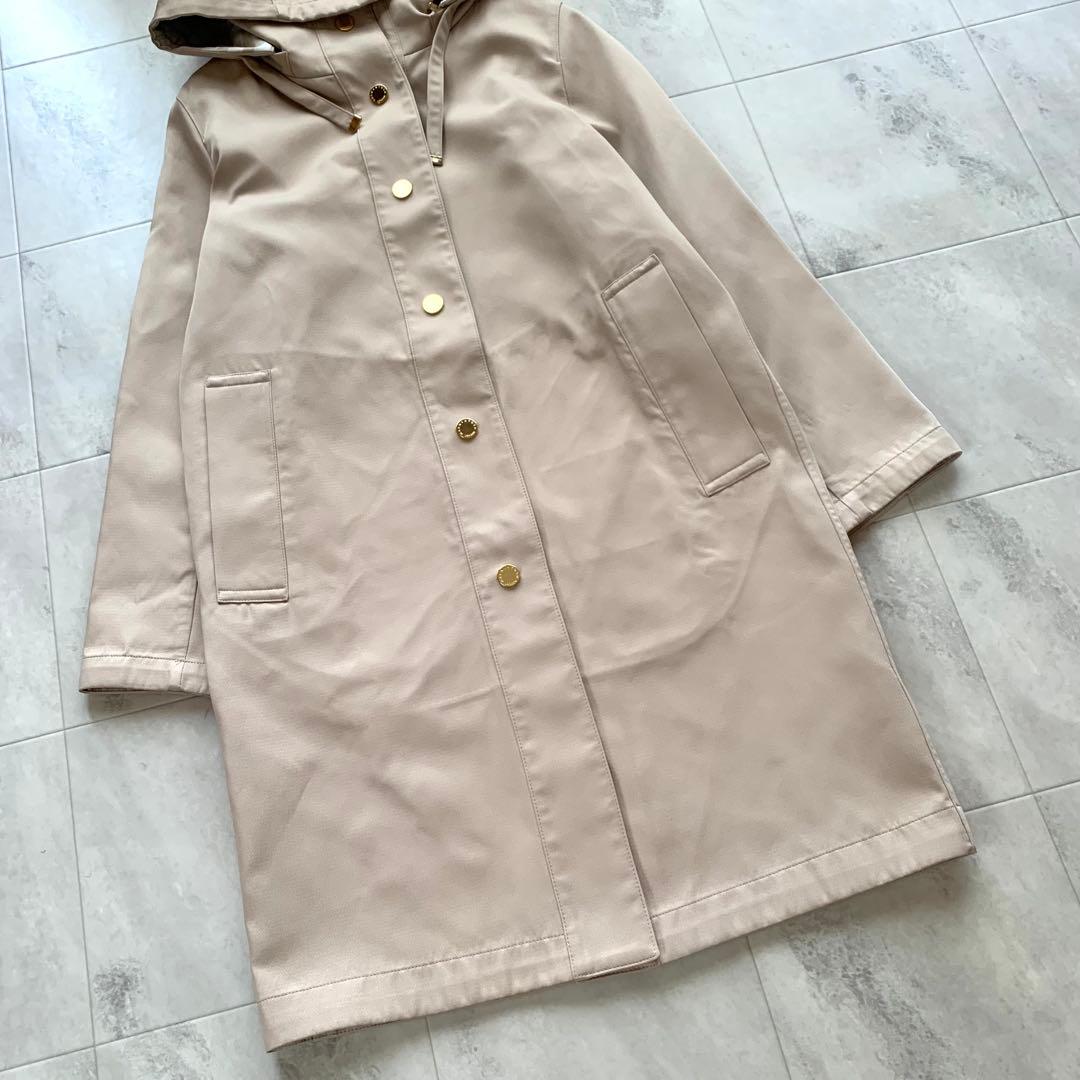 美品♡マッキントッシュロンドン 2way ステンカラーコート 裏地チェック 36