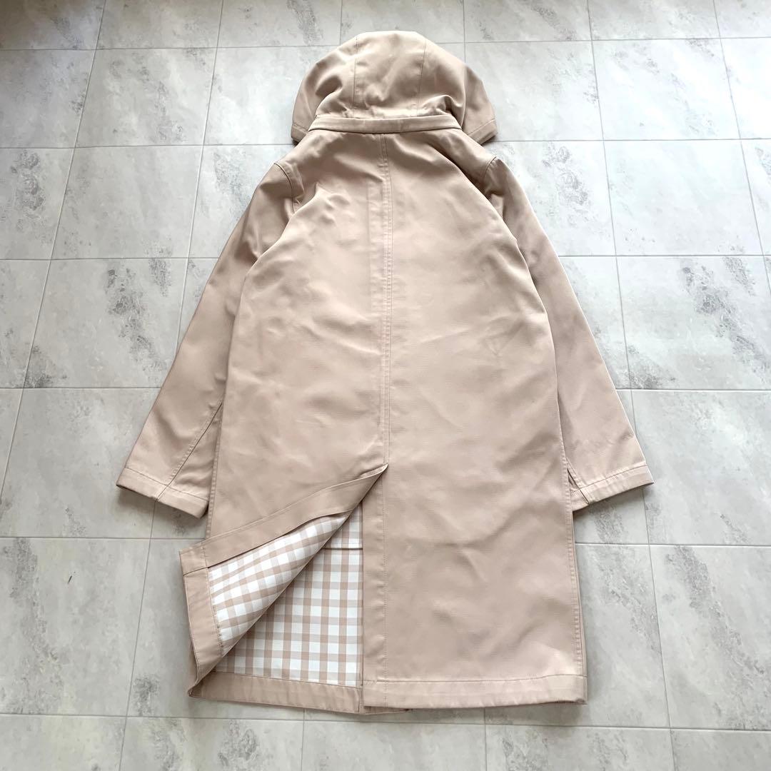 美品♡マッキントッシュロンドン 2way ステンカラーコート 裏地チェック 36
