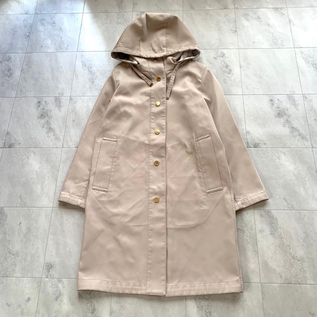 美品♡マッキントッシュロンドン 2way ステンカラーコート 裏地チェック 36