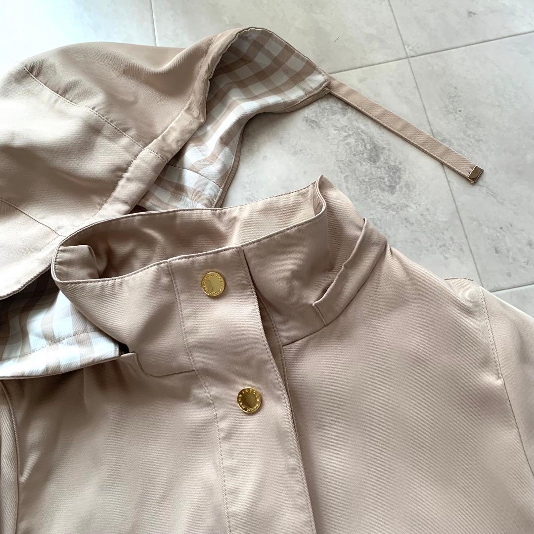 美品♡マッキントッシュロンドン 2way ステンカラーコート 裏地チェック 36