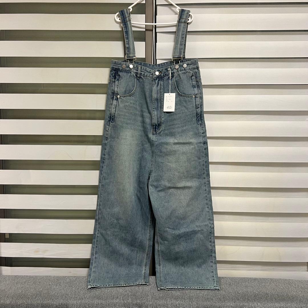 AGAWD デニム オーバーオール オールインワン サロペット 新品 mal