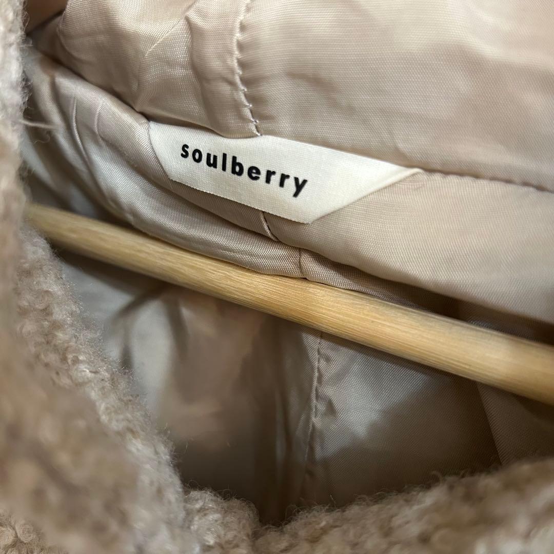 ソウルベリーsoulberry ふわっとかぶるだけのポンチョ　コート　LL〜3L