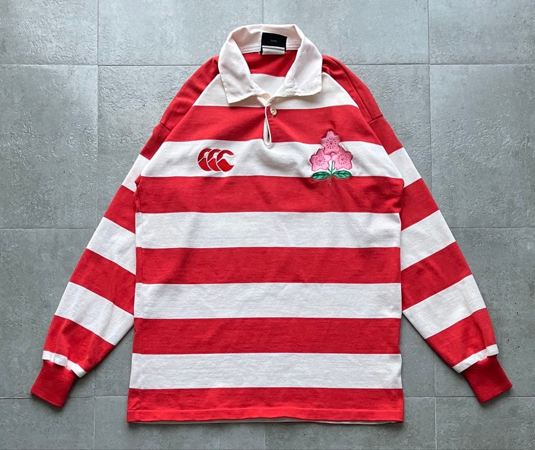 激レア　90s Canterbury ラグビー日本代表　ユニフォーム　長袖