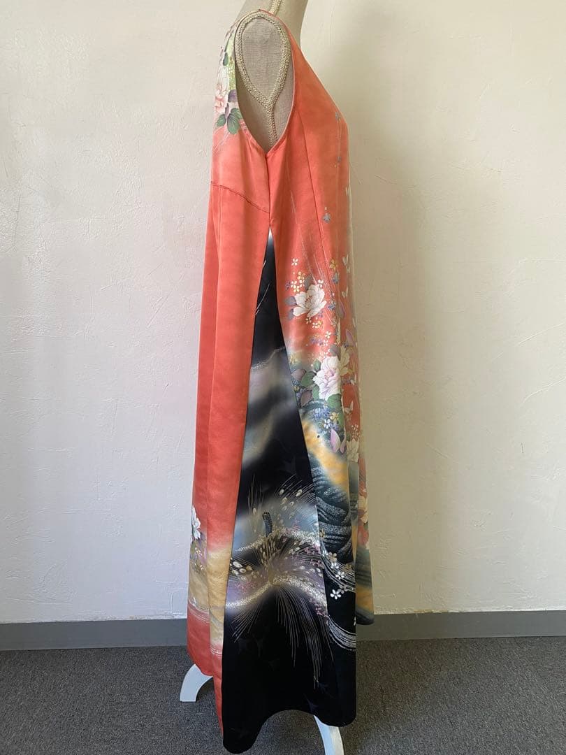 3238 着物　リメイク　ドレス　ワンピース