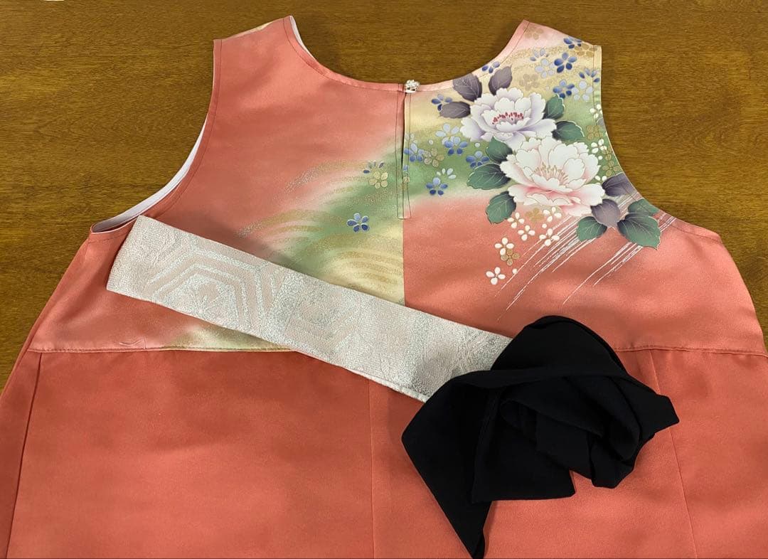 3238 着物　リメイク　ドレス　ワンピース