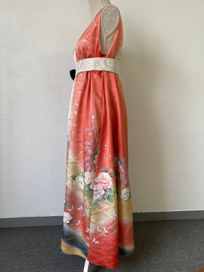 3238 着物　リメイク　ドレス　ワンピース
