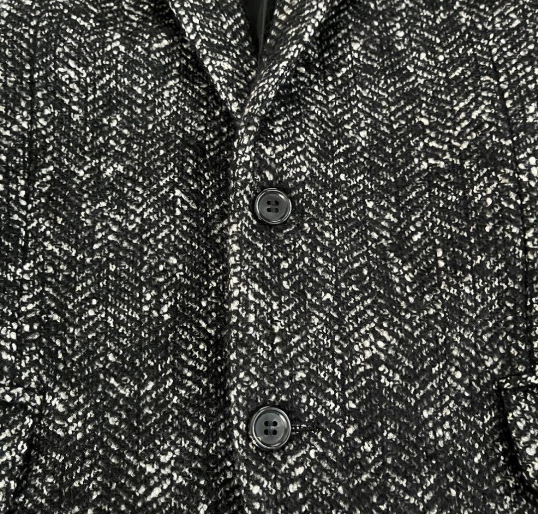 LITHIUM HOMMEリチウムオム ウールツイード2Bテーラードジャケット