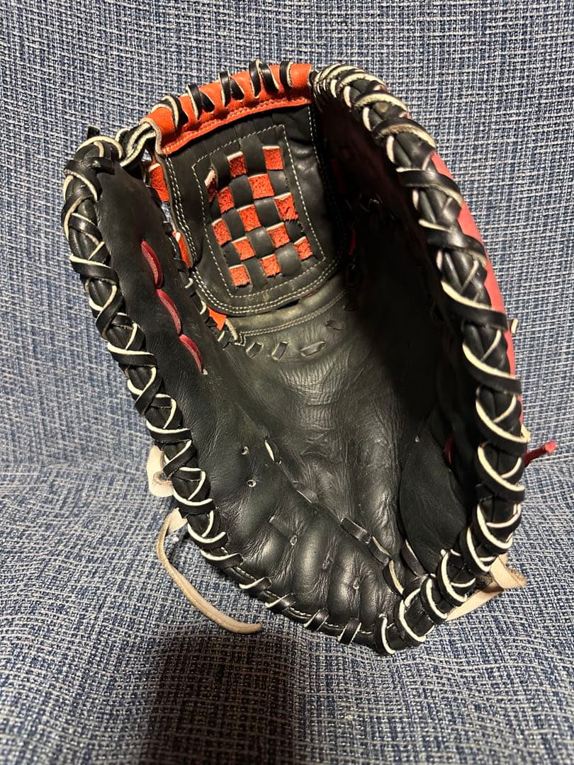 (中古)ジームス　一般用ファーストミット　オーダー　刺繍あり