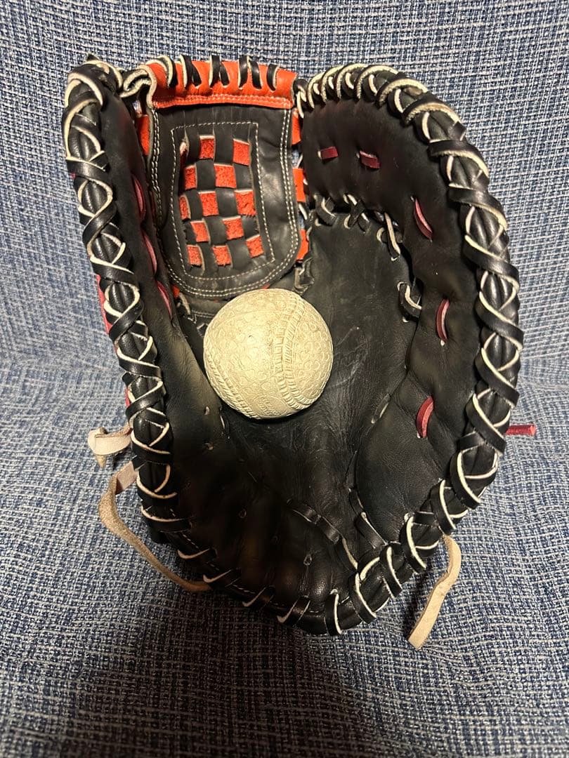 (中古)ジームス　一般用ファーストミット　オーダー　刺繍あり