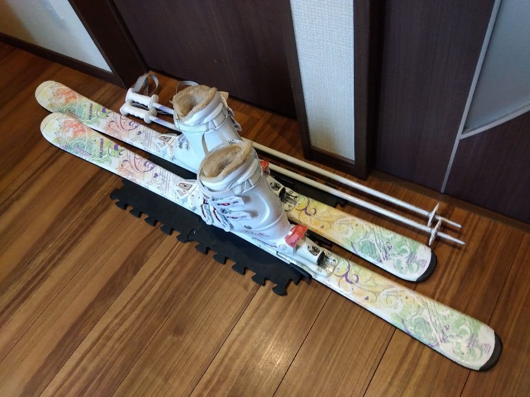 KAZAMA/ジュニア・レディース用/スキーセット/メンテ・WAX済み✔