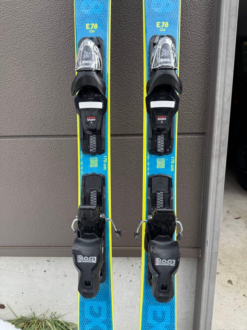 ロシニョール　スキー板　170cm Lookビンディング付き