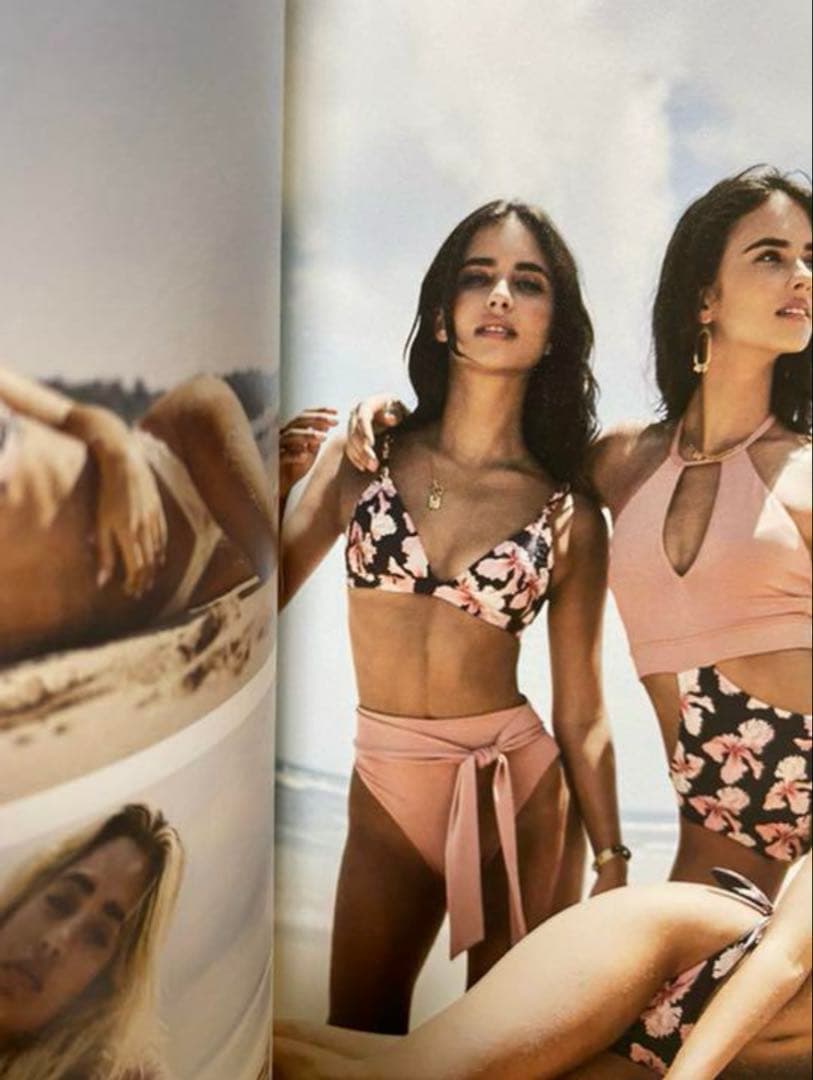 Alexiastam 花柄セパレート水着セット　M