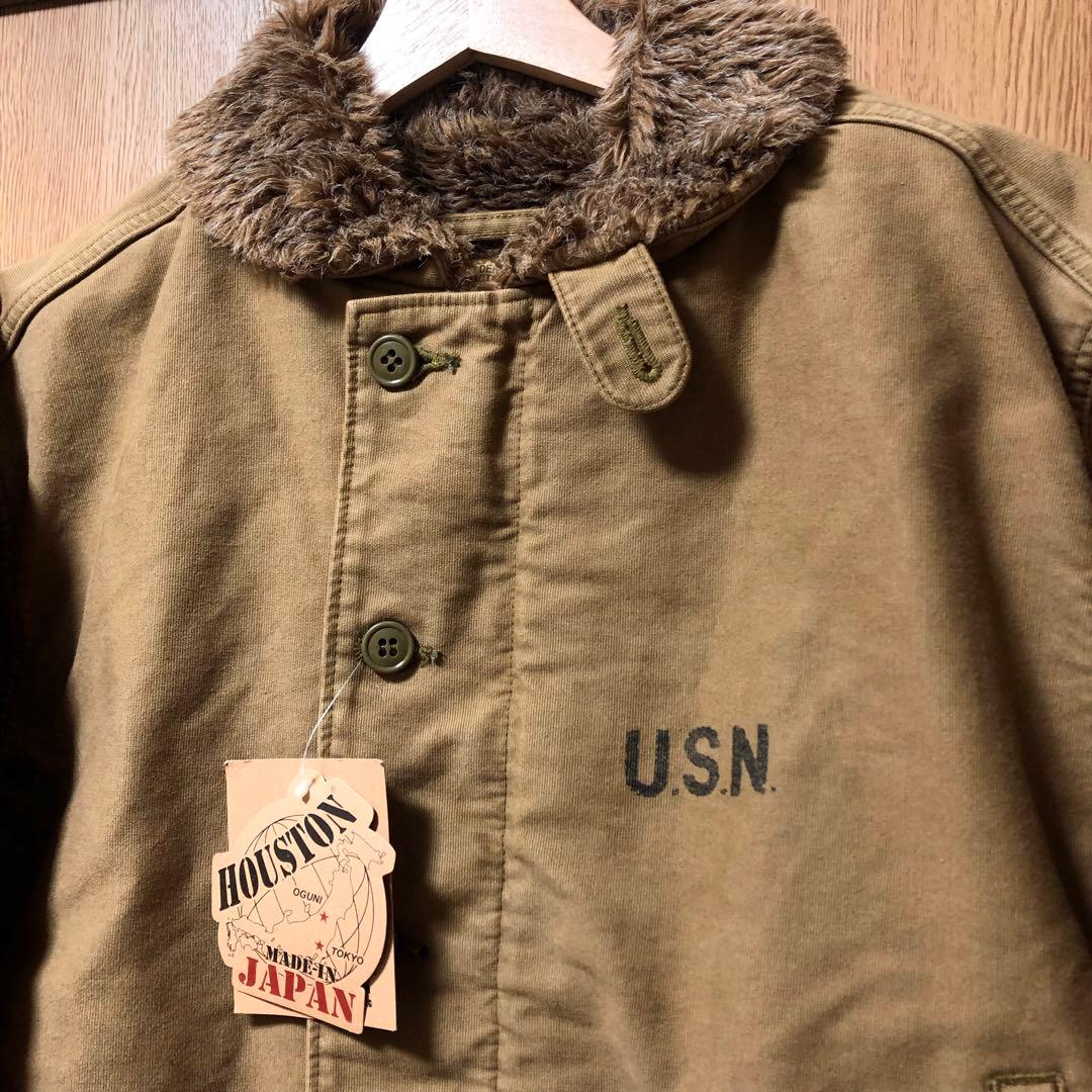 HOUSTON N-1 デッキジャケット オーバーダイ 42 5N-1DY