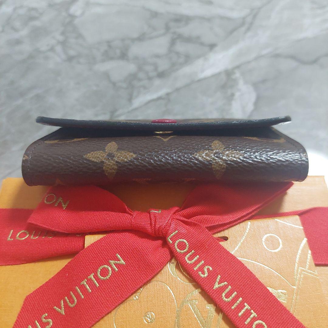 Louis Vuitton ルイヴィトン モノグラム キーケース6連 赤紫
