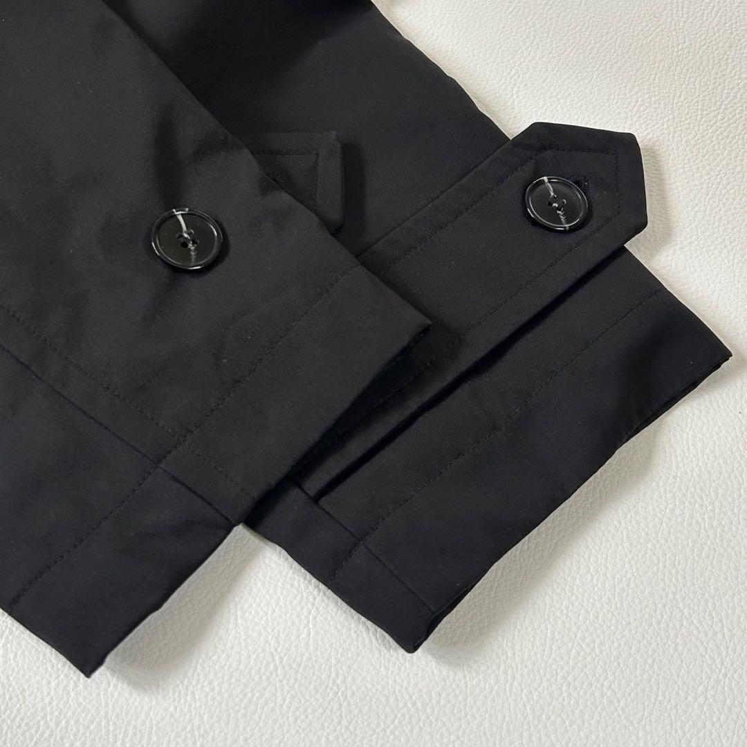 イヴサンローラン ヴィンテージ ライナー ファー襟付コート ブラック