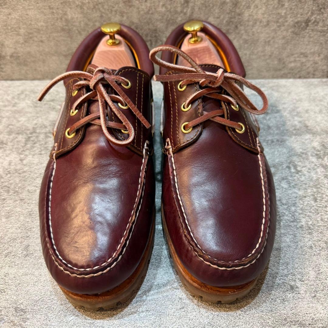 【定番】ティンバーランド デッキシューズ 3eye クラシック バーガンディ