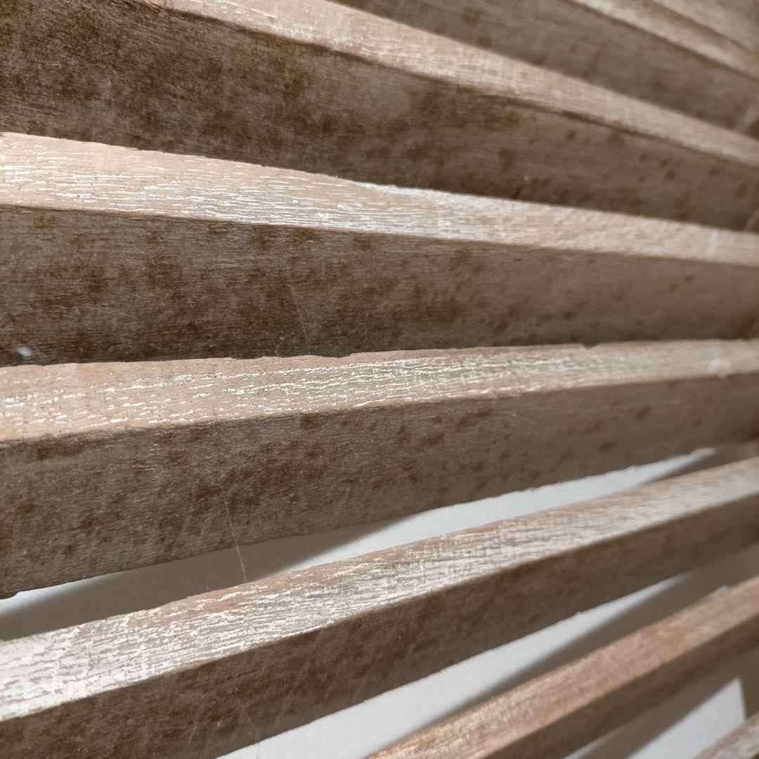 シャビー ヴィンテージテイスト 無垢材 3連 パーテーション