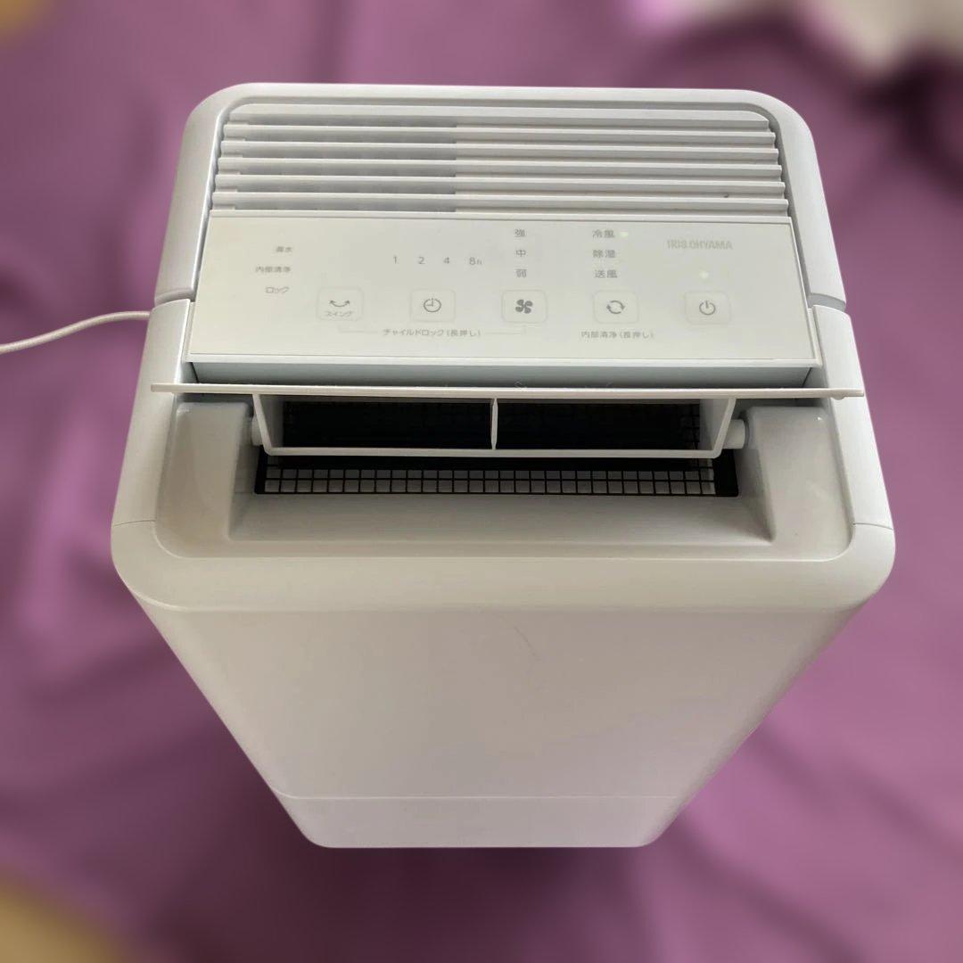 アイリスオーヤマ コンパクトクーラー美品、ほぼ未使用、工事不用