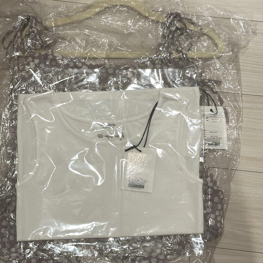 herlipto Cherry Pattern Strap Top 2点セット