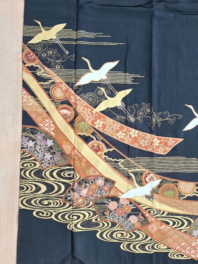 着物リメイクワンピース3629