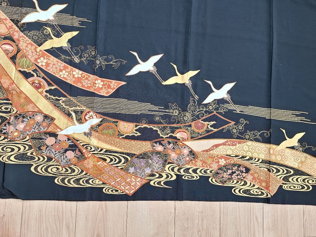 着物リメイクワンピース3629