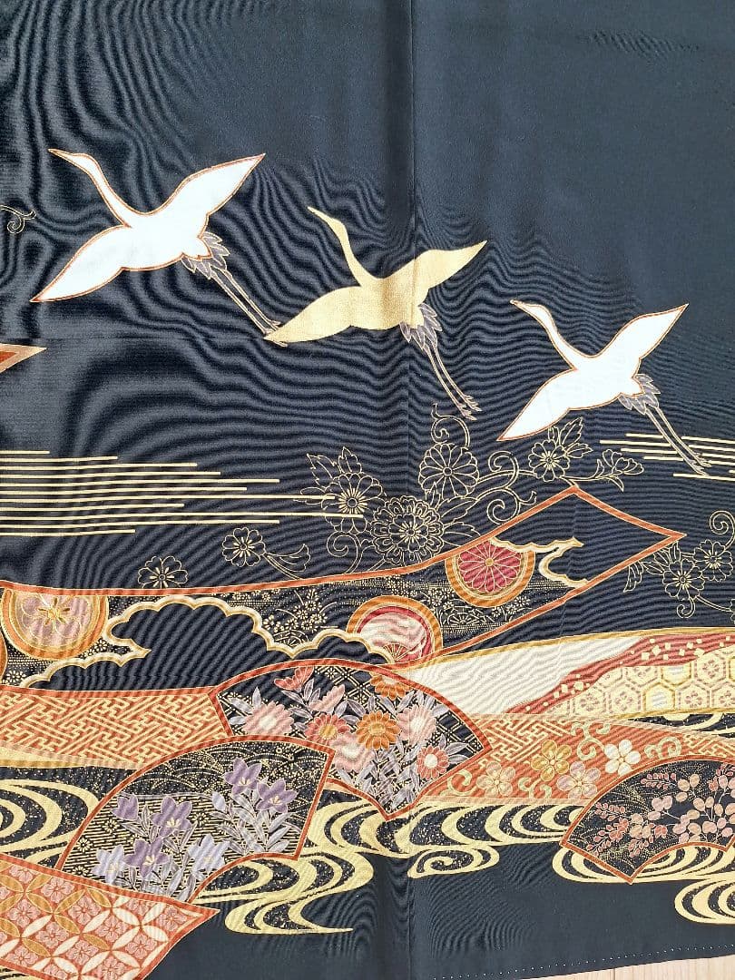 着物リメイクワンピース3629