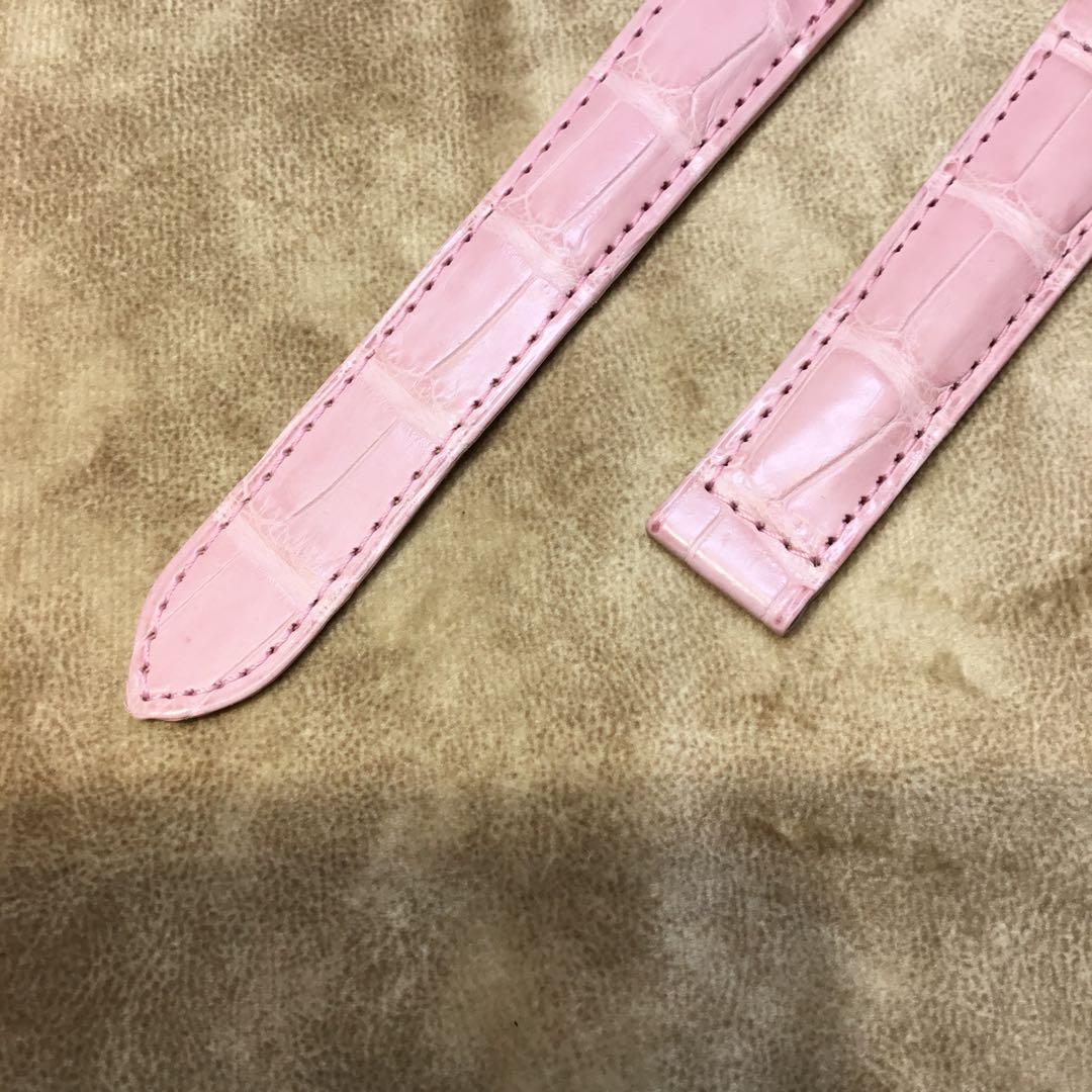 カルティエ　レザーベルト　カーフ型押し　18ミリ　(A183)