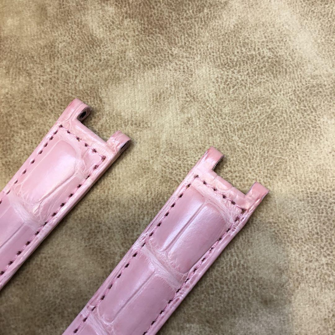 カルティエ　レザーベルト　カーフ型押し　18ミリ　(A183)