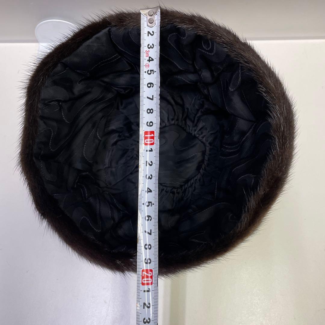 ヴィンテージ ミンク帽子